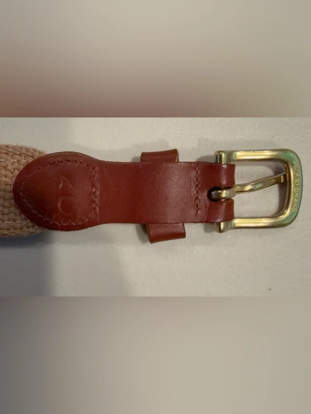 Leather Man Ltd. | boy’s South Carolina webbed flag belt. Size: 20